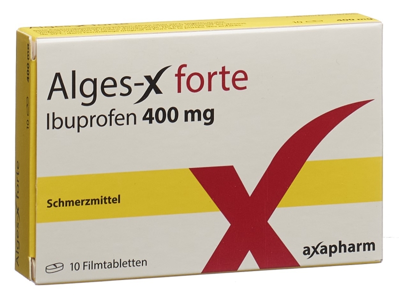 ALGES-X Forte comprimés pelliculés 400 mg 10 pièces