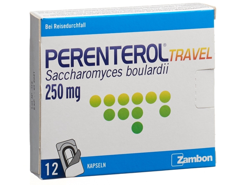 PERENTEROL travel compresse 250 mg 12 pezzi
