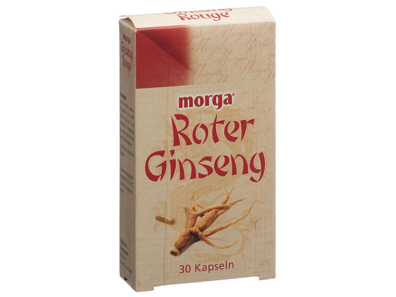 MORGA Ginseng rouge capsules 30 pièces