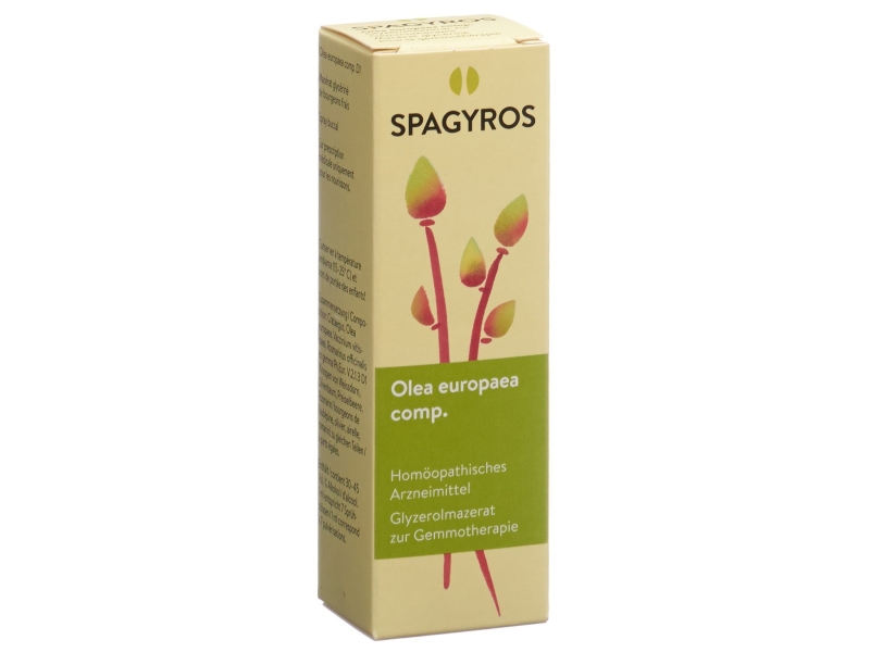 SPAGYROS Gemmo comp. olea europaea macérat glycériné 1 D 30 ml