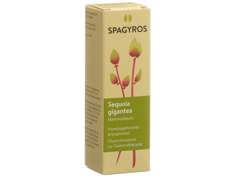 SPAGYROS GEMMO Sequoia gigant Glyc Maz D 4 30 ml