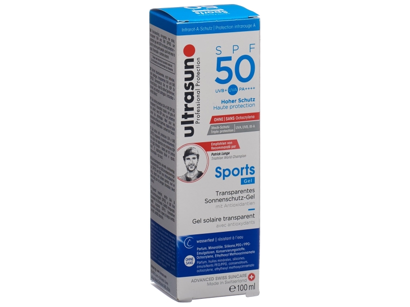 ULTRASUN Sports Gel SPF 50 Fl 100 ml
