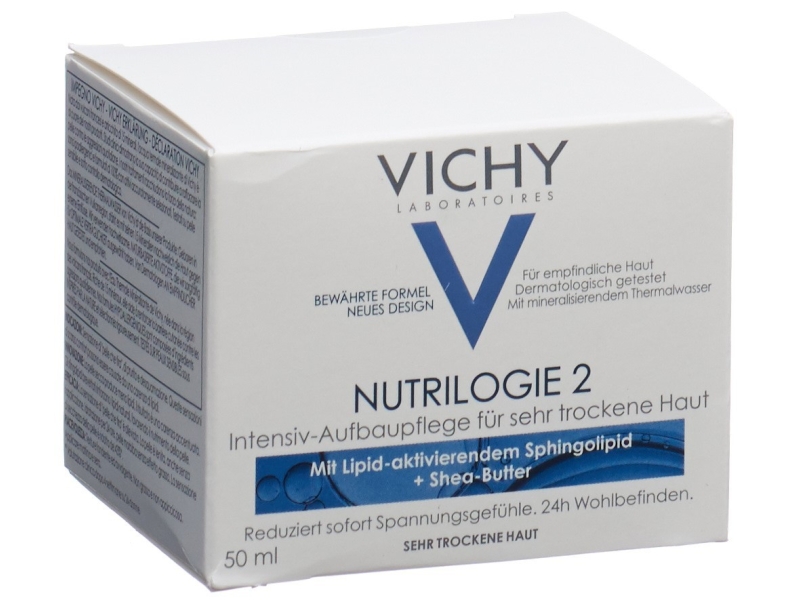 VICHY Nutrilogie 2 crème peaux trés sèches 50 ml