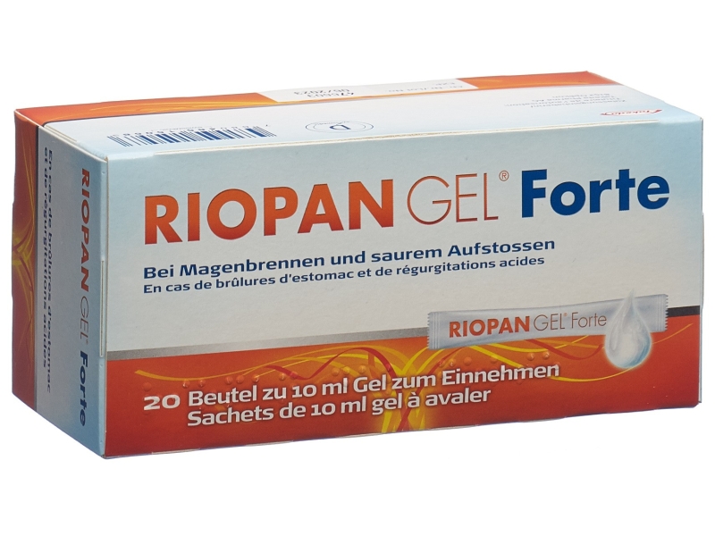 RIOPAN GEL FORTE 1600 mg 20 bustine 10 ml