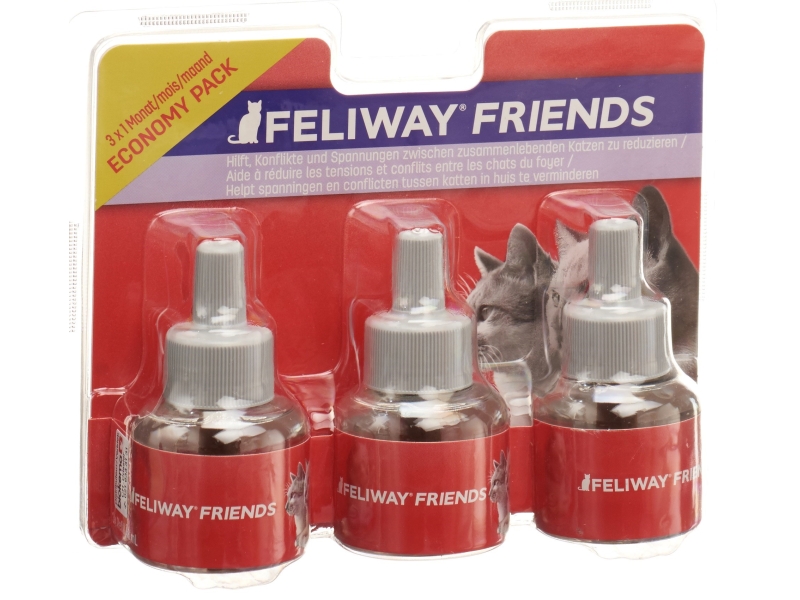 FELIWAY Friends diffuseur recharge trio 3 x 48 ml