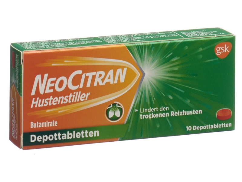 NEOCITRAN Antitussivo Compresse-ritardo 50 mg 10 pezzi