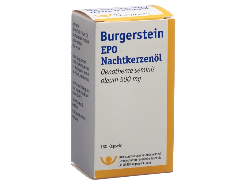 BURGERSTEIN EPO compresse 500 mg 180 pezzi