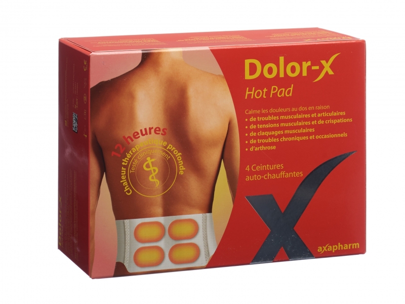 Dolor-X Hot Pad cinture autoriscaldanti 4 pezzi