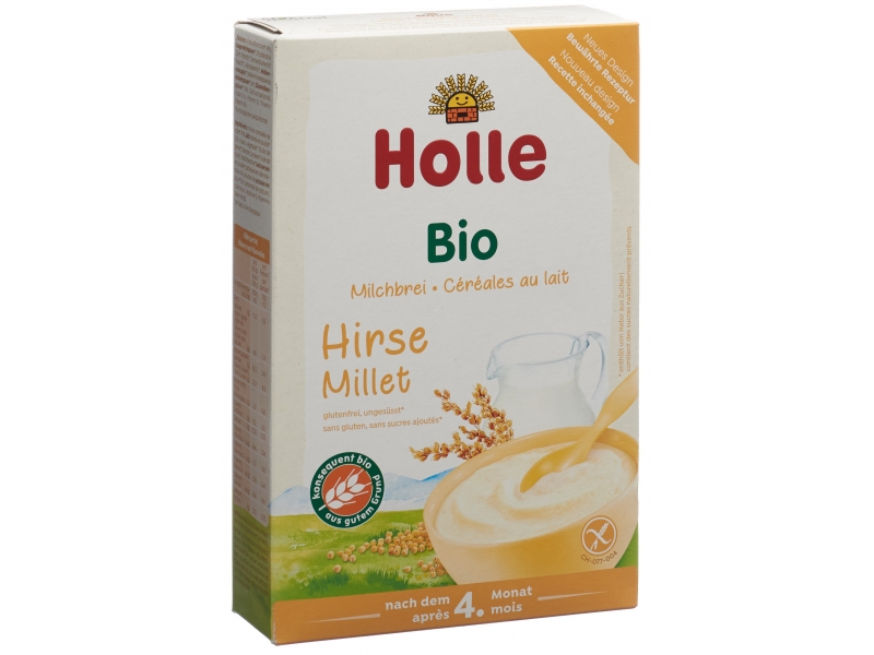 HOLLE bouillie au lait millet bio 250 g