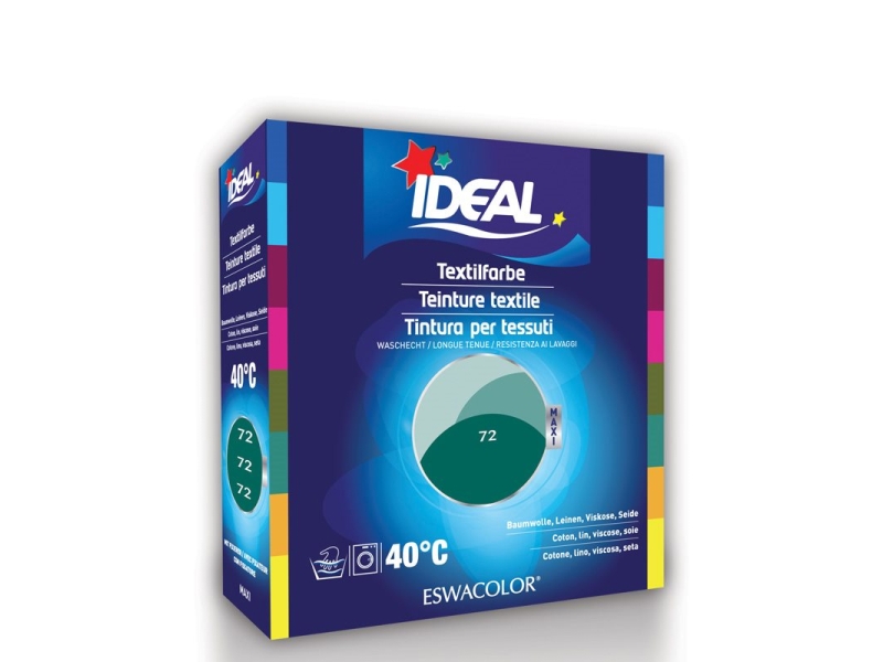 IDEAL MAXI coton color No72 émeraude