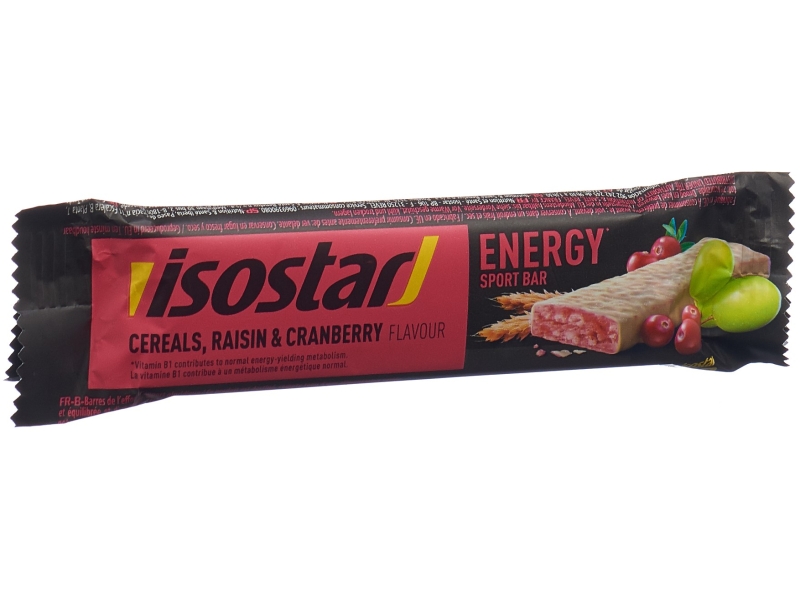ISOSTAR Energy barre cranberry 40 g