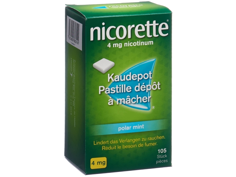 NICORETTE Polar Mint Kaudepots 4 mg 105 Stk
