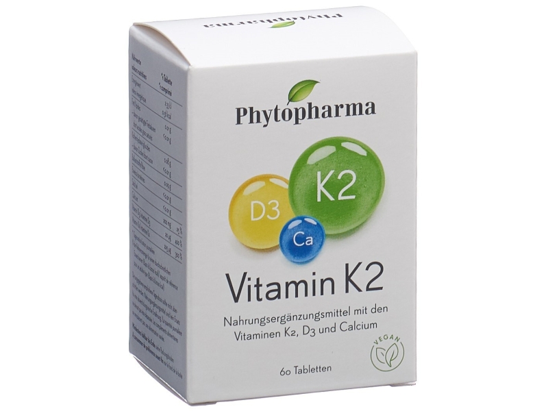 PHYTOPHARMA Vitamin K2 Tabl Ds 60 Stk