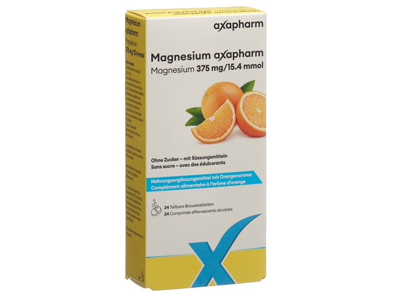 MAGNESIUM AXAPHARM Brausetabl 375 mg 24 Stk