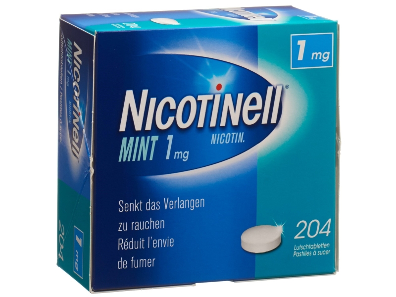 NICOTINELL Lutschtabl 1 mg mint 204 Stk