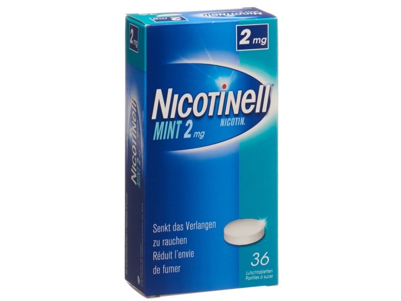 NICOTINELL comprimés à sucer 2 mg mint 36 pièces