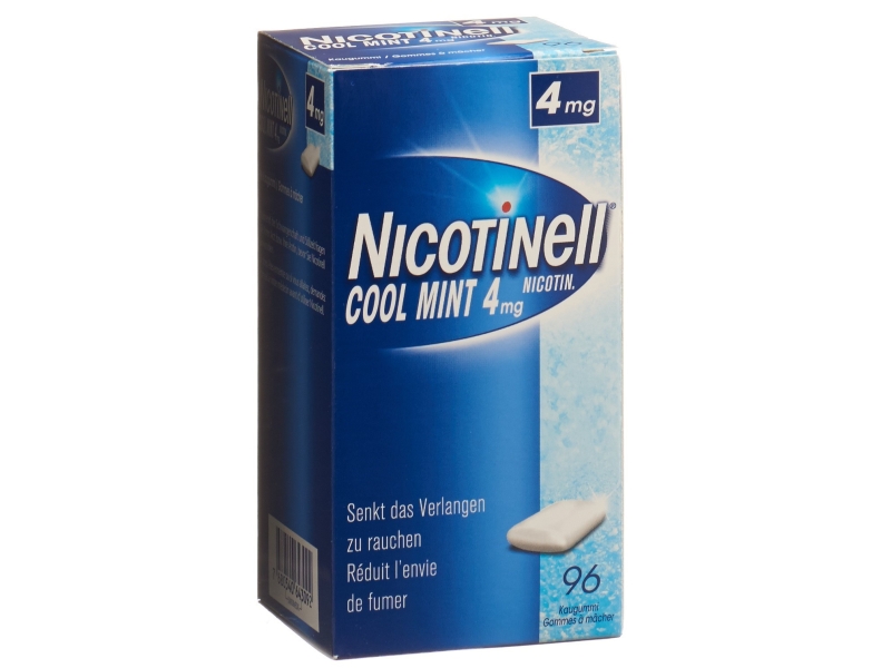 NICOTINELL Gum 4 mg cool mint 96 Stk