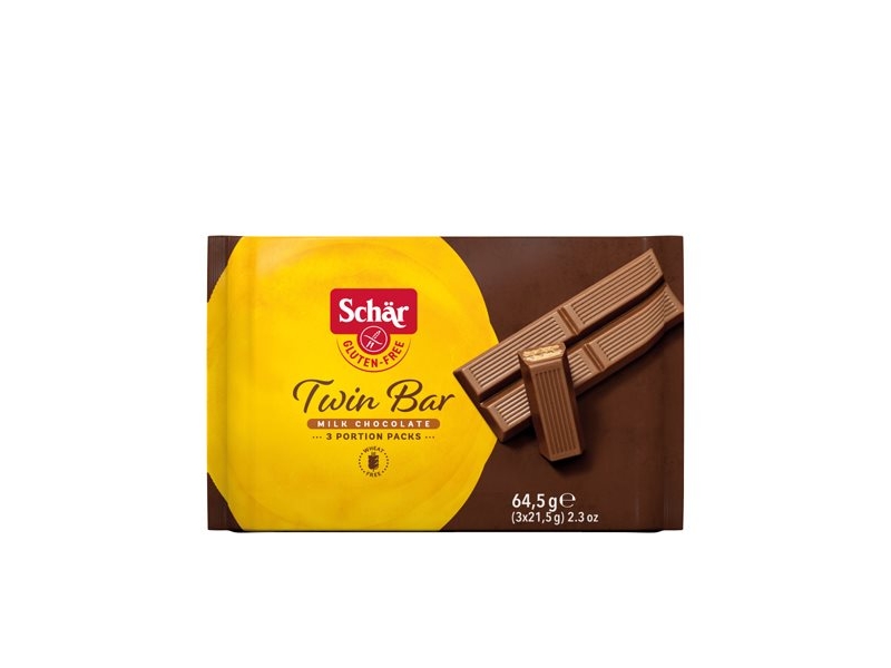 SCHÄR Twin Bar Snack m Schoko glutenfr 3 x 21.5 g