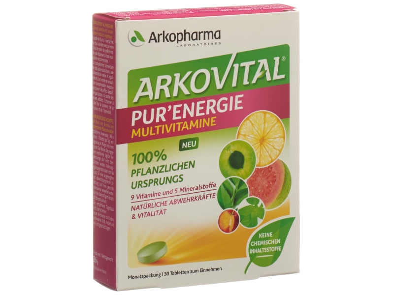 ARKOVITAL Pur'Energie tabletten vitamin+minéraux 30 stück