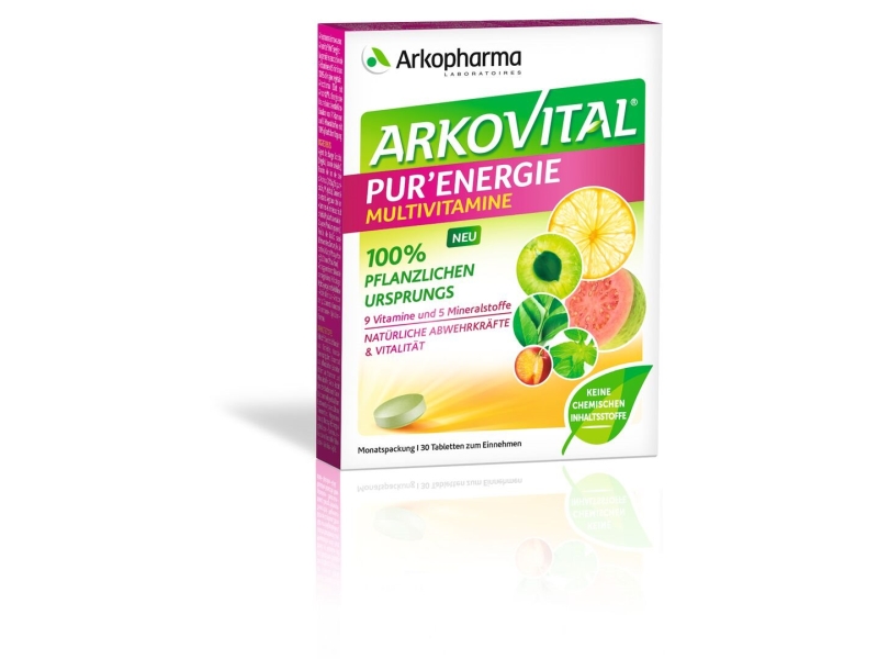 ARKOVITAL Pur'Energie tabletten vitamin+minéraux 30 stück