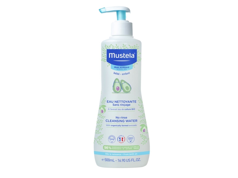MUSTELA Eau Nettoyant Sans Rinçage, 500 ml