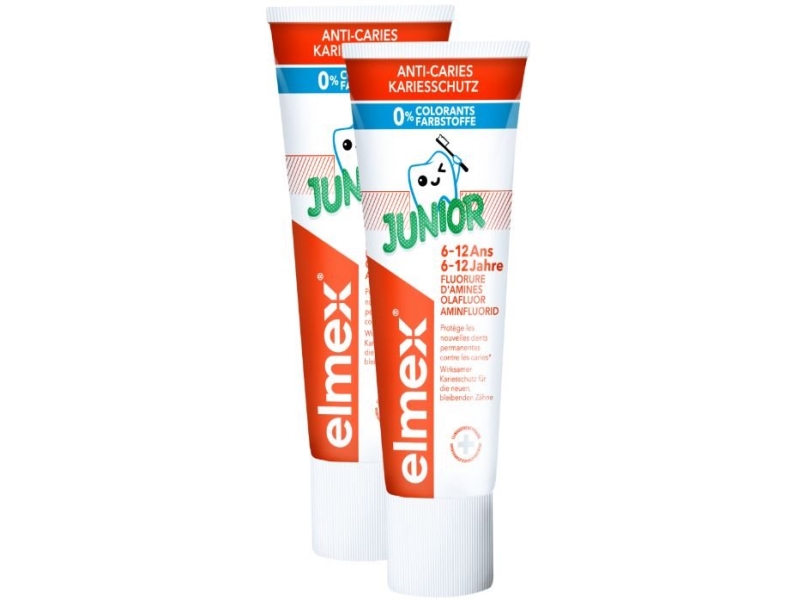 ELMEX junior dentifrice duo 2 tubes 75 ml