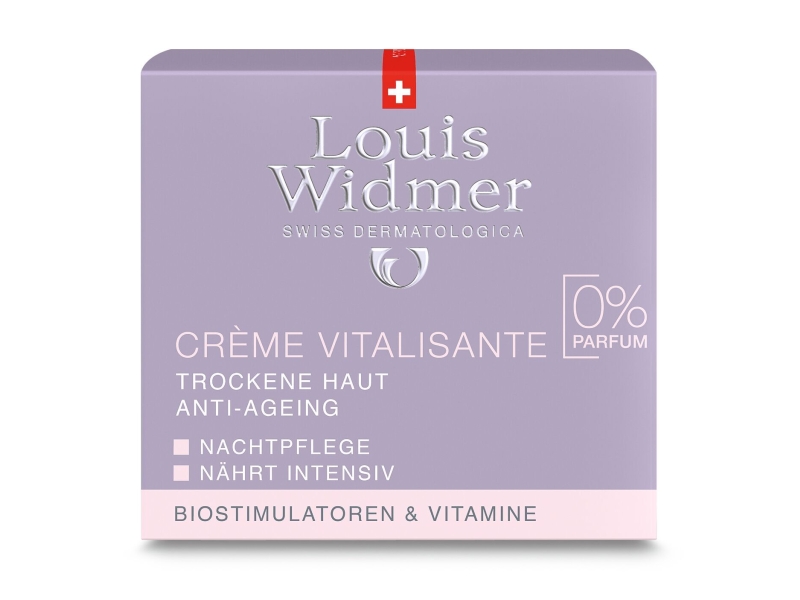 LOUIS WIDMER Crème vitalisante non parfumée 50 ml