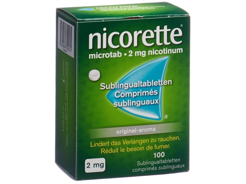 NICORETTE Microtab original compresse sublinguali 2 mg 100 pezzi