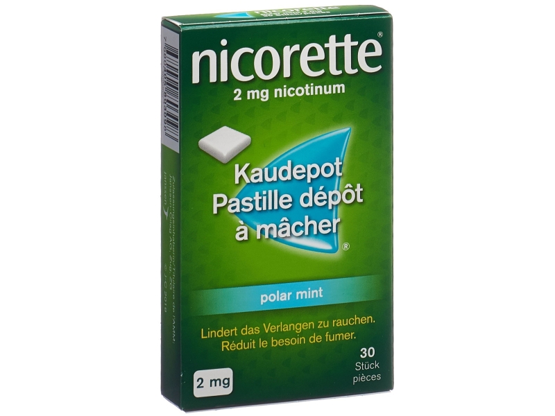 NICORETTE Polar Mint pastilles dépôt à mâcher 2 mg 30 pièces