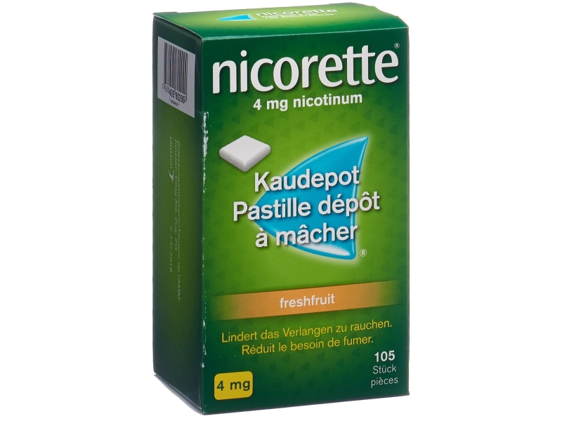 Nicorette Freshfruit  gomma depot da masticare 4 mg 105 pezzi