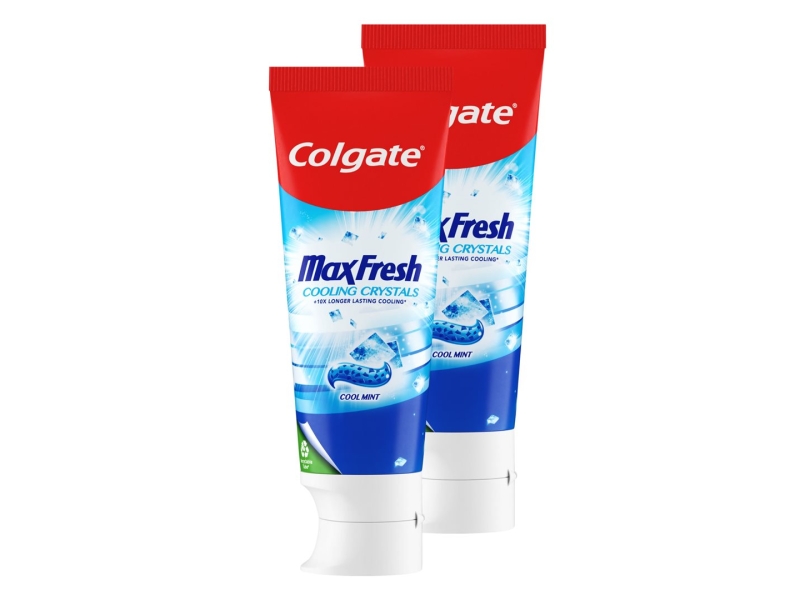 COLGATE Max Fresh dentifrice cool mint 2 x 75 ml