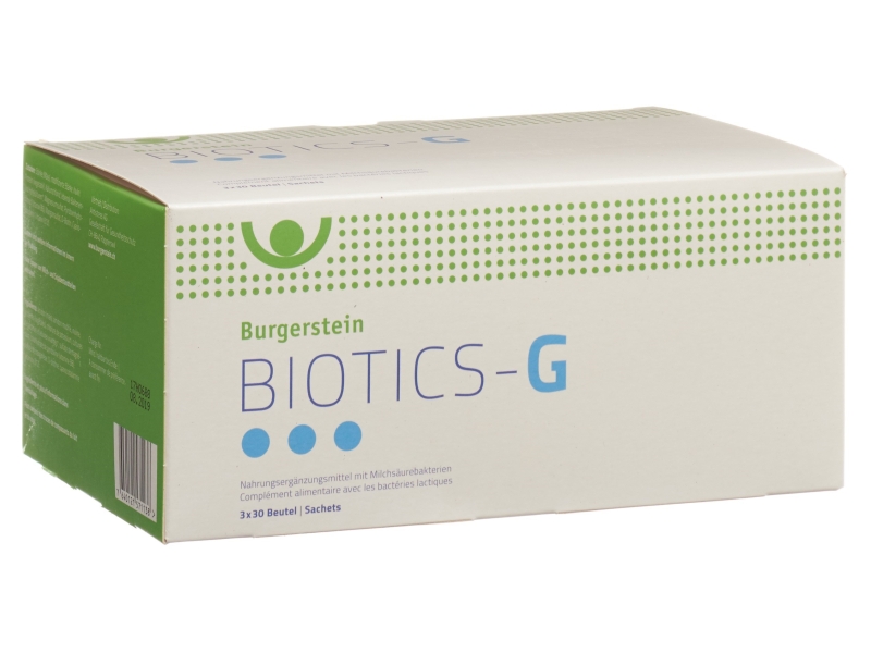 BURGERSTEIN Biotics-G poudre 3 x 30 pièces