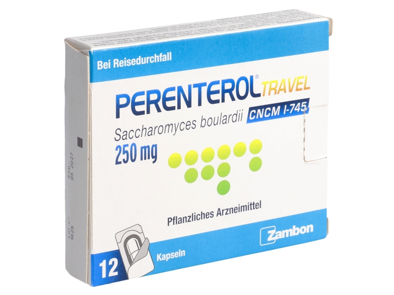 PERENTEROL travel compresse 250 mg 12 pezzi