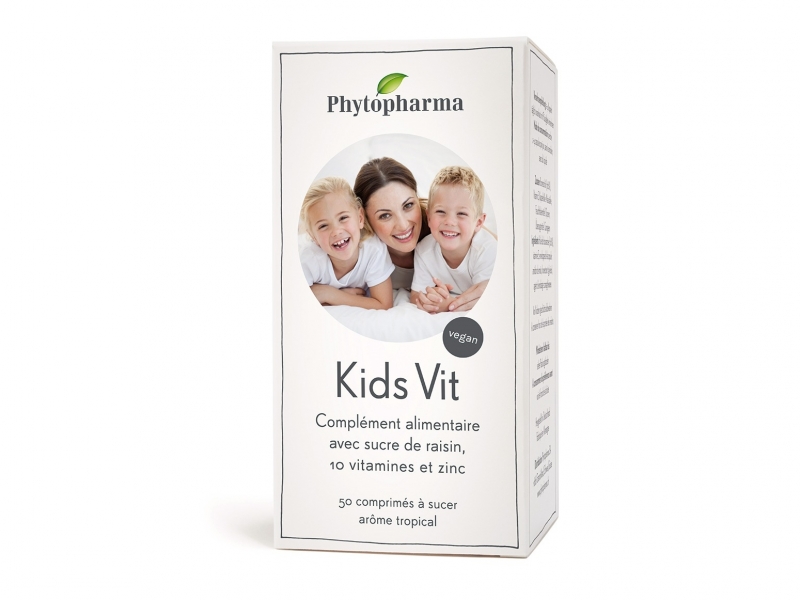PHYTOPHARMA Kids Vit compresse da succhiare 10 vitamine & zinco 50 pezzi
