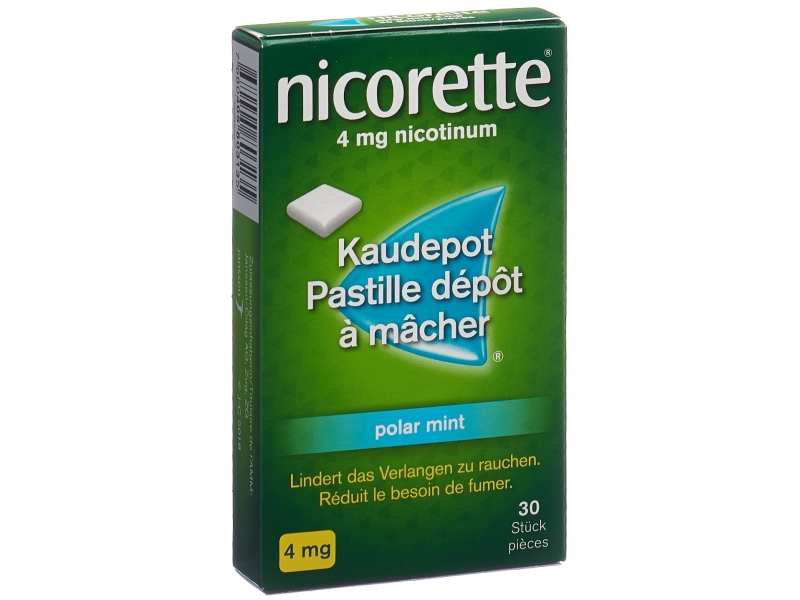 NICORETTE Polar Mint kaudepot 4 mg 30 stück