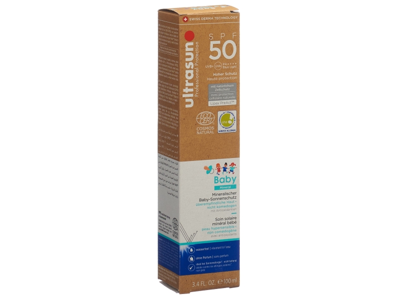 ULTRASUN Baby Mineral SPF50 tube 100 ml