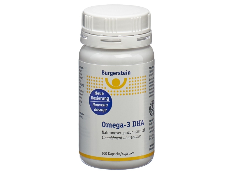 BURGERSTEIN Omega-3 DHA compresse 100 pezzi