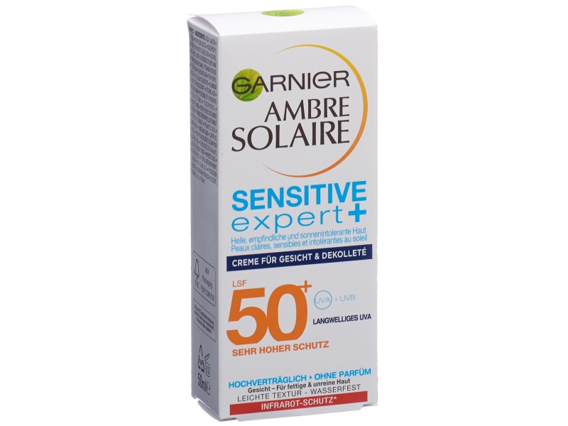 AMBRE SOLAIRE crème solaire visage Sensi Expert+ IP50+ 50 ml