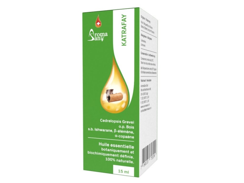 AROMASAN katrafay sauvage huile essentielle dans étui 15 ml