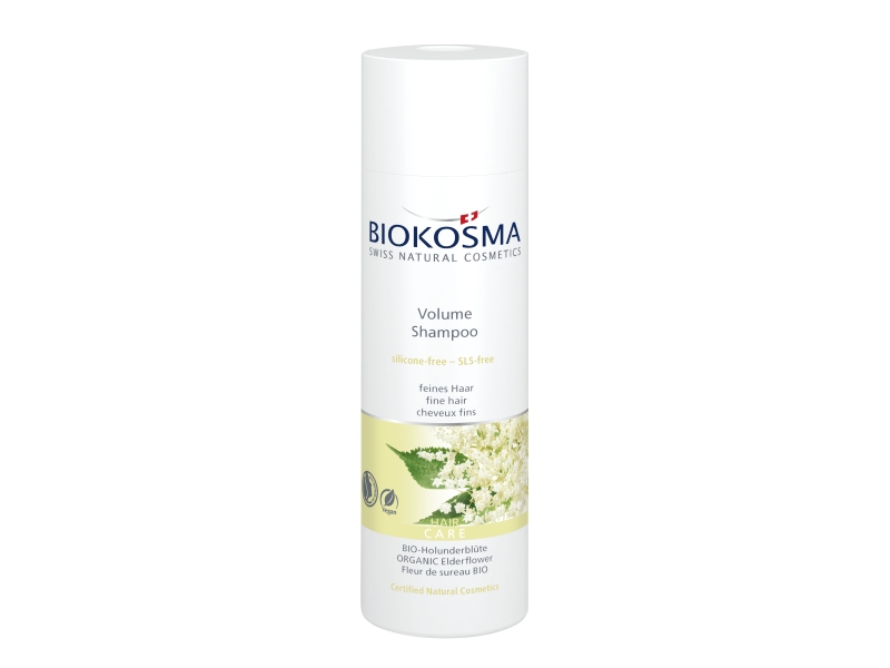 BIOKOSMA Shampoing Volume fleurs de sureau flacon 200 ml
