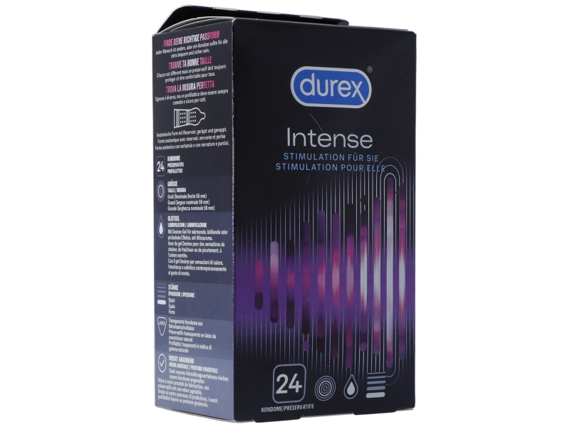DUREX Intense Orgasmic préservatifs Big Pack 24 pièces