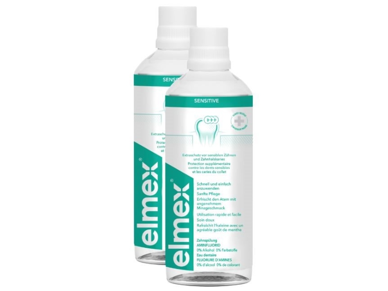 ELMEX Sensitive Pluseau dentaire duo 2 x 400 ml