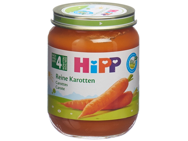 HIPP carottes verre 125 g