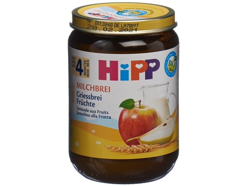 HIPP Milchbrei Griessbrei Früchte 190 g