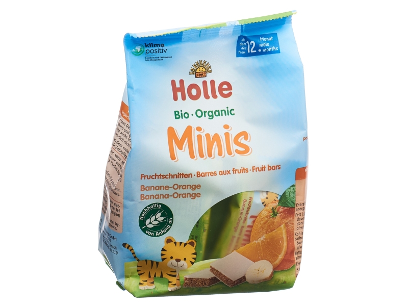 HOLLE Bio-Minis Banana-arancio 100 g