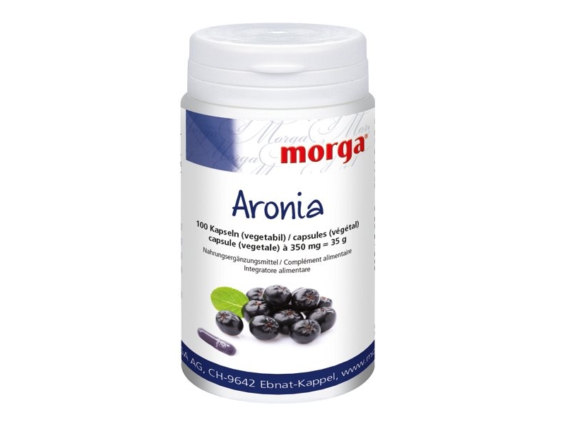 MORGA Aronia capsules végétales boîte 100 pièces