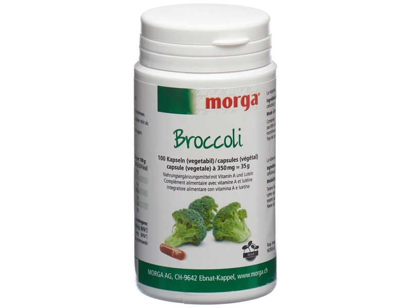 MORGA brocoli capsules végétales 100 pièces