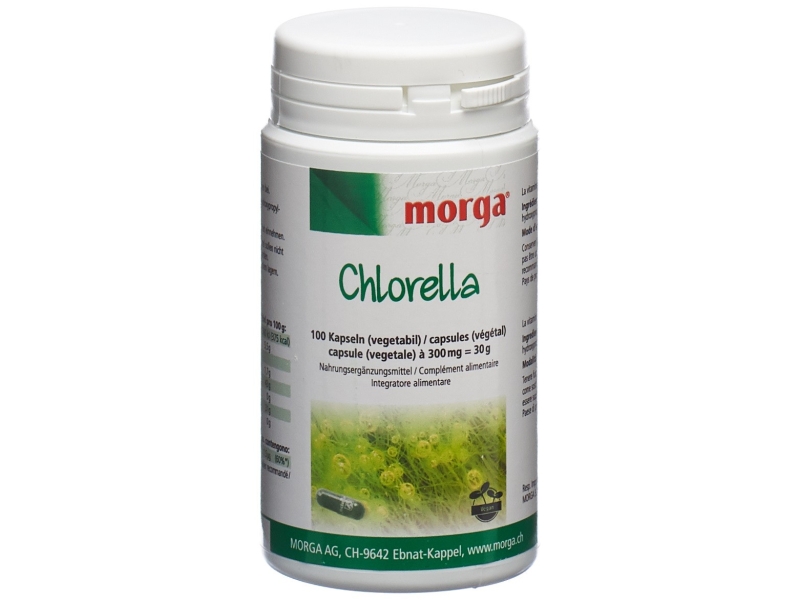 MORGA Chlorella capsules végétales 100 pièces