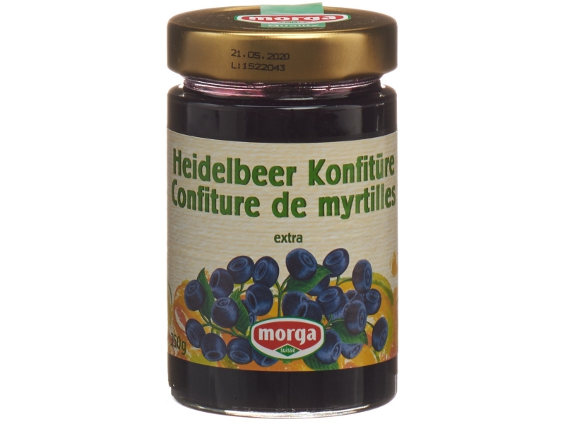MORGA confiture myrtilles 350 g