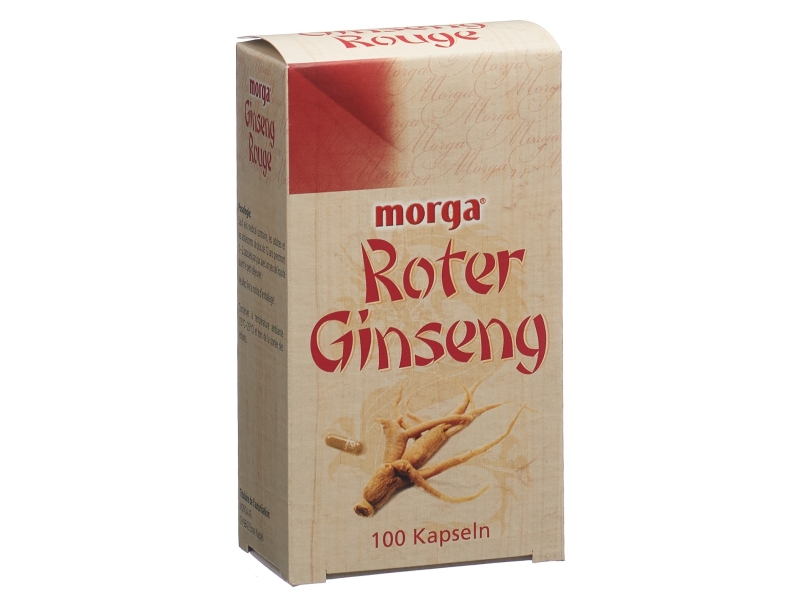 MORGA Ginseng rouge capsules 100 pièces